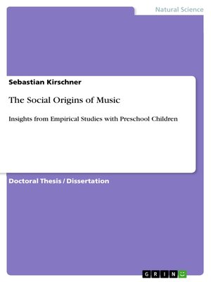 cover image of The Social Origins of Music